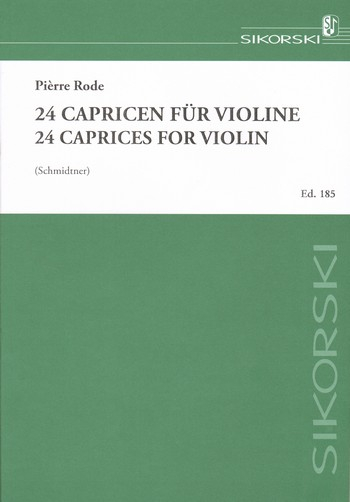 24 Capricen für Violine solo