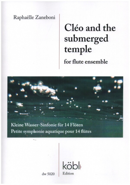 Cléo and the submerged temple for flute ensemble