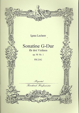 Sonatine G-Dur op.90,1 für 3 Violinen