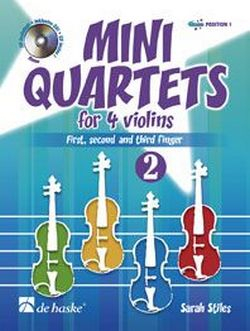 Mini Quartets vol.2 (+CD) for 4 violins (ensemble)