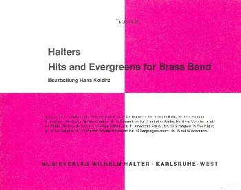 Halters Hits und Evergreens Band 1: für Blasorchester