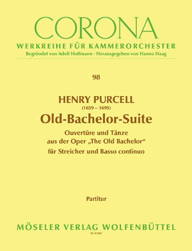 Suite a-Moll aus The old Bachelor für Streichorchester