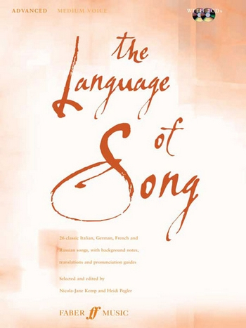 Language of Song (+2CD&#039;s) - Advanced for medium voice and piano