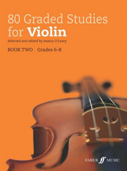 80 graded Studies vol.2 Grade 6-8 for violin