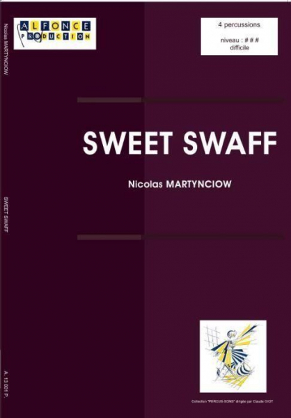 Sweet Swaff for 4 percussions