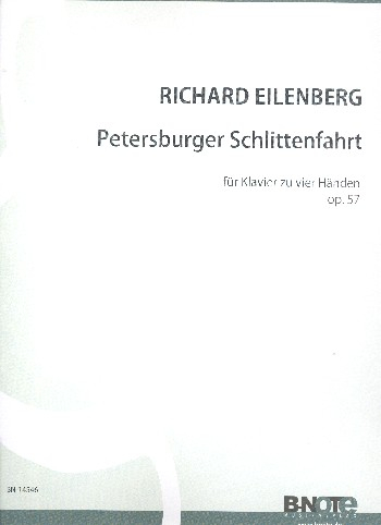 Petersburger Schlittenfahrt op.57 für Klavier zu 4 Händen