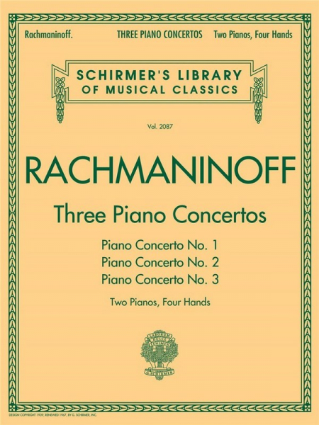 3 Concertos for piano and orchestra nos.1-3 for 2 pianos 4 hands