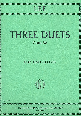 3 Duets op.38 for 2 violoncellos