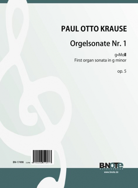 Sonate g-Moll Nr.1 op.5 für Orgel