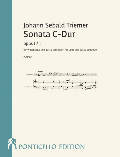 Sonate C-Dur op.1,1 für Violoncello und Bc