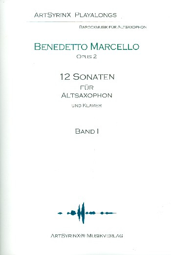 12 Sonaten op.2 Band 1 (Nr.1-3) (+CD) für Altsaxophon und Bc