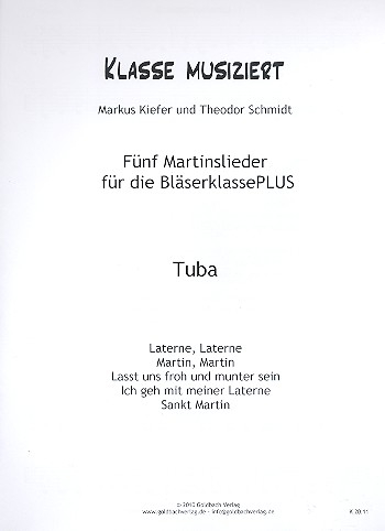 Martinslieder für die Bläserklasse PLUS