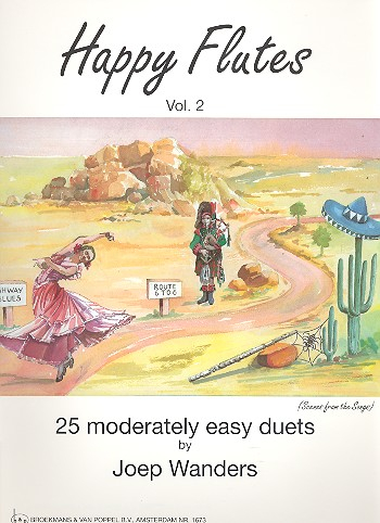 Happy Flutes vol.2 25 moderately easy duets for flutes