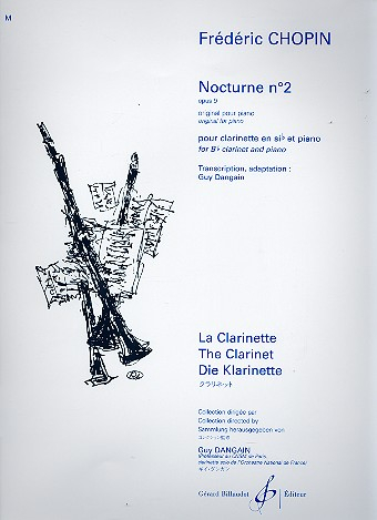 Nocturne no.2 op.9 pour clarinette et piano