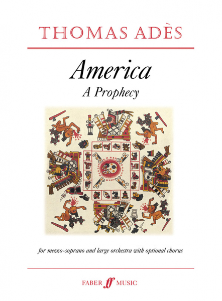 America op.19 score a prophecy for mezzo-soprano