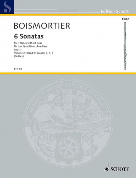 6 Sonaten op.7 Band 2 (2,5,6) für 3 Flöten ohne Baß