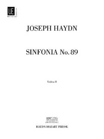 Sinfonie F-Dur Nr.89 Hob.I:89 für Orchester