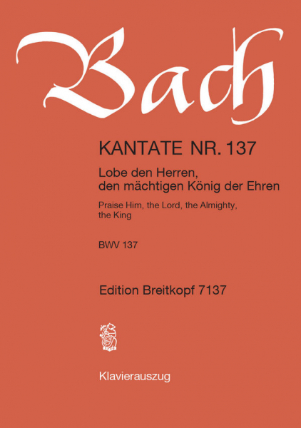 Lobe den Herren Kantate Nr.137 BWV137