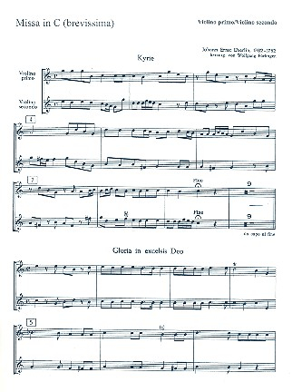 Missa C-Dur für Soli, Chor, Orgel und Orchester