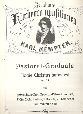 Hodie Christus natus est op.25a für gem Chor und Orchester