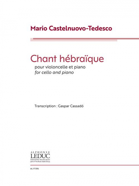 Chant hébraique pour violoncelle et piano