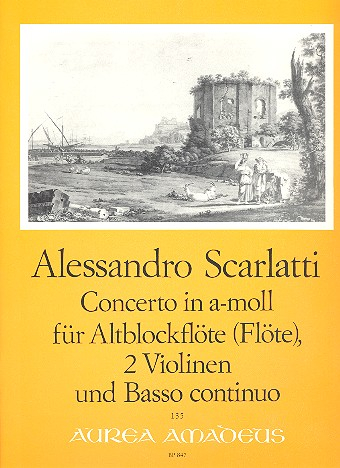 Concerto a-Moll für Altblockflöte (Flöte), 2 Violinen und Bc