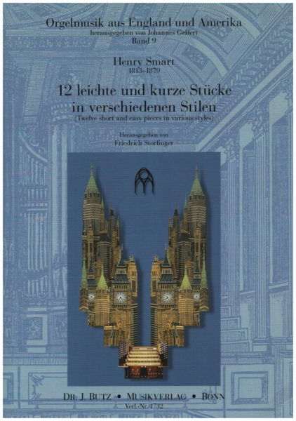 12 leichte und kurze Stücke in verschiedenen Stilen für Orgel