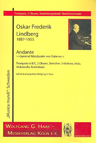 Andante für Trompete, 2 Oboen, 2 Violinen, Viola, Violoncello und Bass