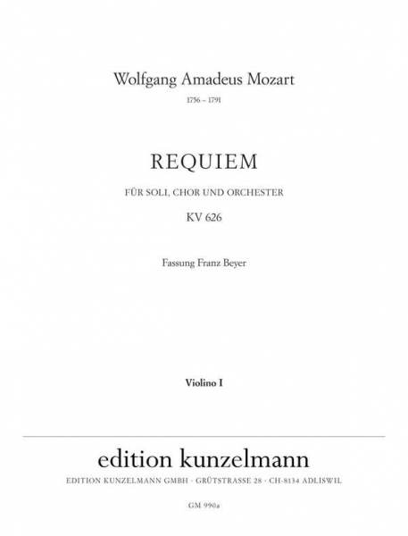 Requiem d-Moll KV626 für Soli, Chor und Orchester