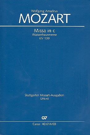 Missa c-Moll KV139 für Soli (SATB), Chor und Orchester