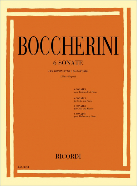 6 Sonate per violoncello e pianoforte