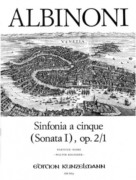 Sinfonia à cinque G-Dur op.2,1 für Streicher