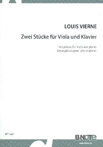 2 Stücke für Viola und Klavier