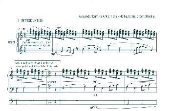 Sanctus für gem Chor (SAM/SATB), Gemeinde und Orgel (Instrumente ad lib)