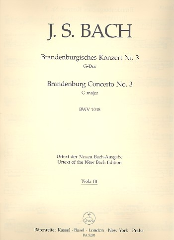 Brandenburgisches Konzert G-Dur Nr.3 BWV1048