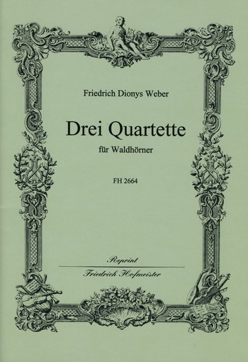 3 Quartette für 4 Waldhörner