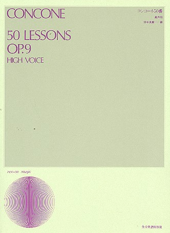 50 Lessons op.9 for high voice and piano