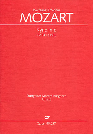 Kyrie d-Moll KV341 für Chor, Orchester und Orgel