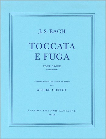 Toccata e fuga pour orgue en re mineur transcription libre pour