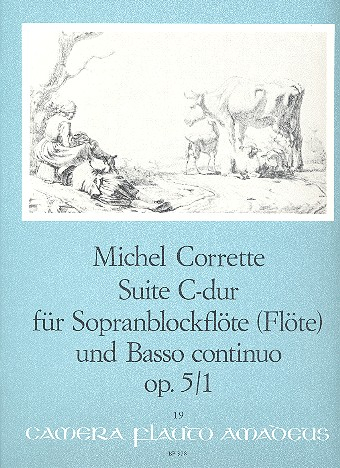 Suite C-Dur op.5,1 für Sopran- blockflöte und Klavier