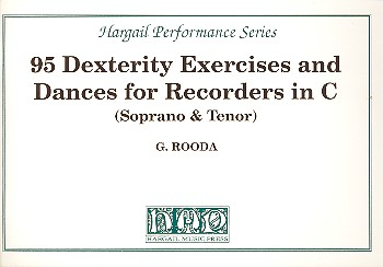 95 Dexterity Exercises and Dances for recorders in c (soprano/tenor)