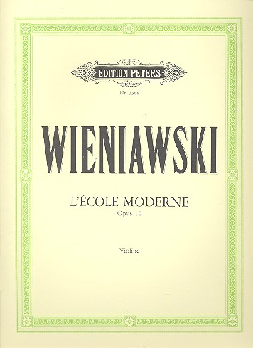 L&#039;école moderne op.10 für Violine