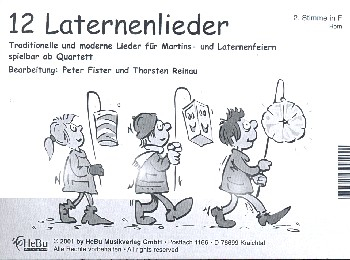 12 Laternenlieder für 4-stimmiges Bläser-Ensemble