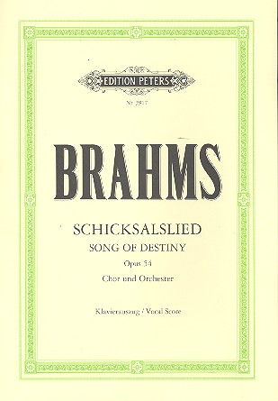 Schicksalslied op.54 für Chor und Orchester