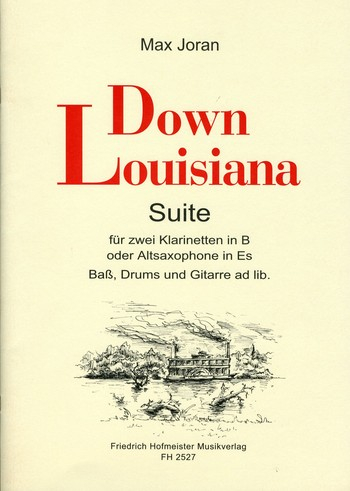 Down Louisiana für 2 Klarinetten (Altsaxophone), Baß und Schlagzeug