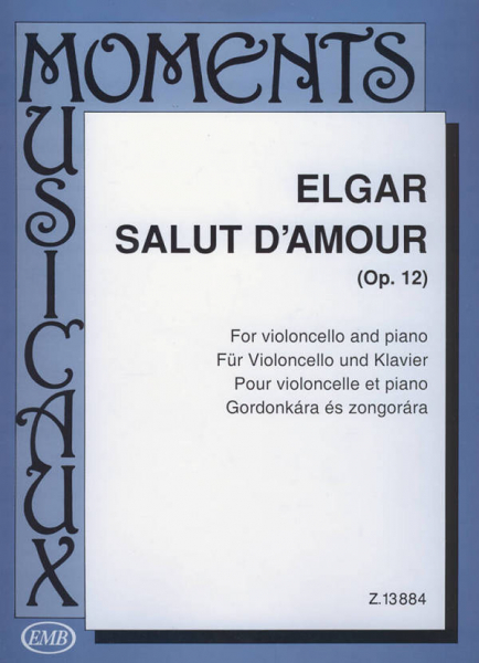 Salut d&#039;amour op.12 für Violoncello und Klavier