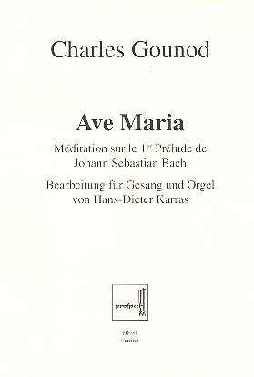 Ave Maria für Gesang und Orgel