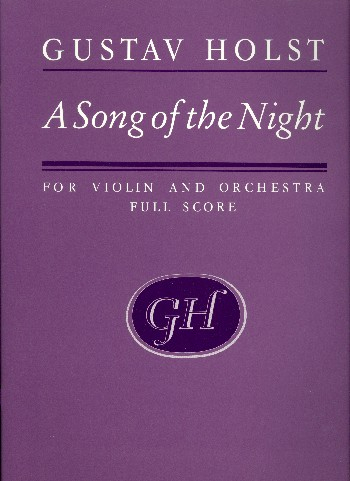 A Song of the Night for violin and orchestra