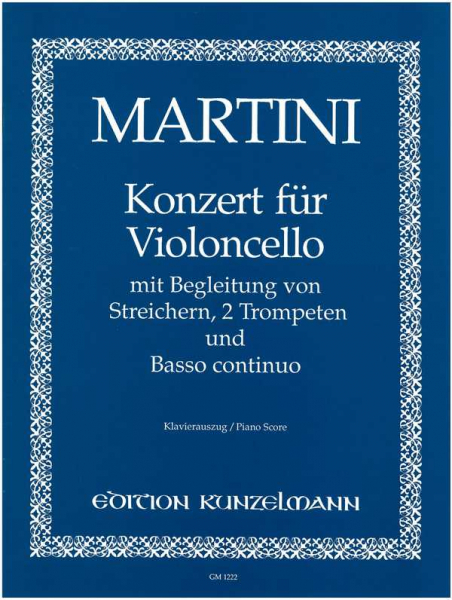 Konzert für Violoncello und Orchester für Violoncello und Klavier