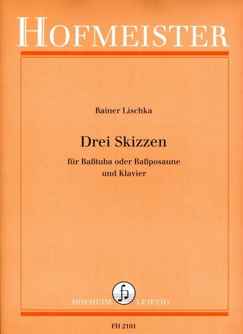 3 Skizzen für Basstuba (Bassposaune) und Klavier